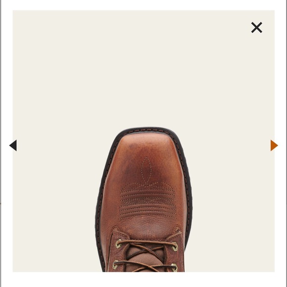 Men’s Ariat RigTek 8" Wide Square Toe Composite Toe Work Boot - Picture 4 of 7